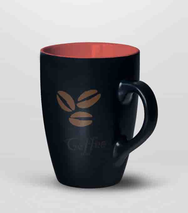 White Printed Coffee Mug